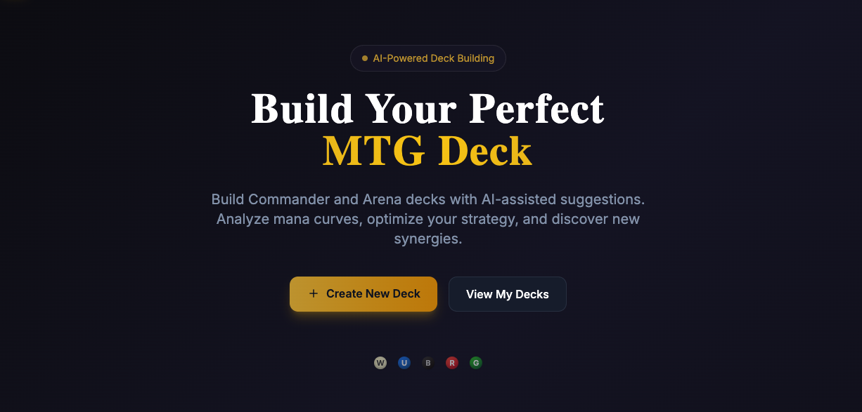MTG Deck Builder